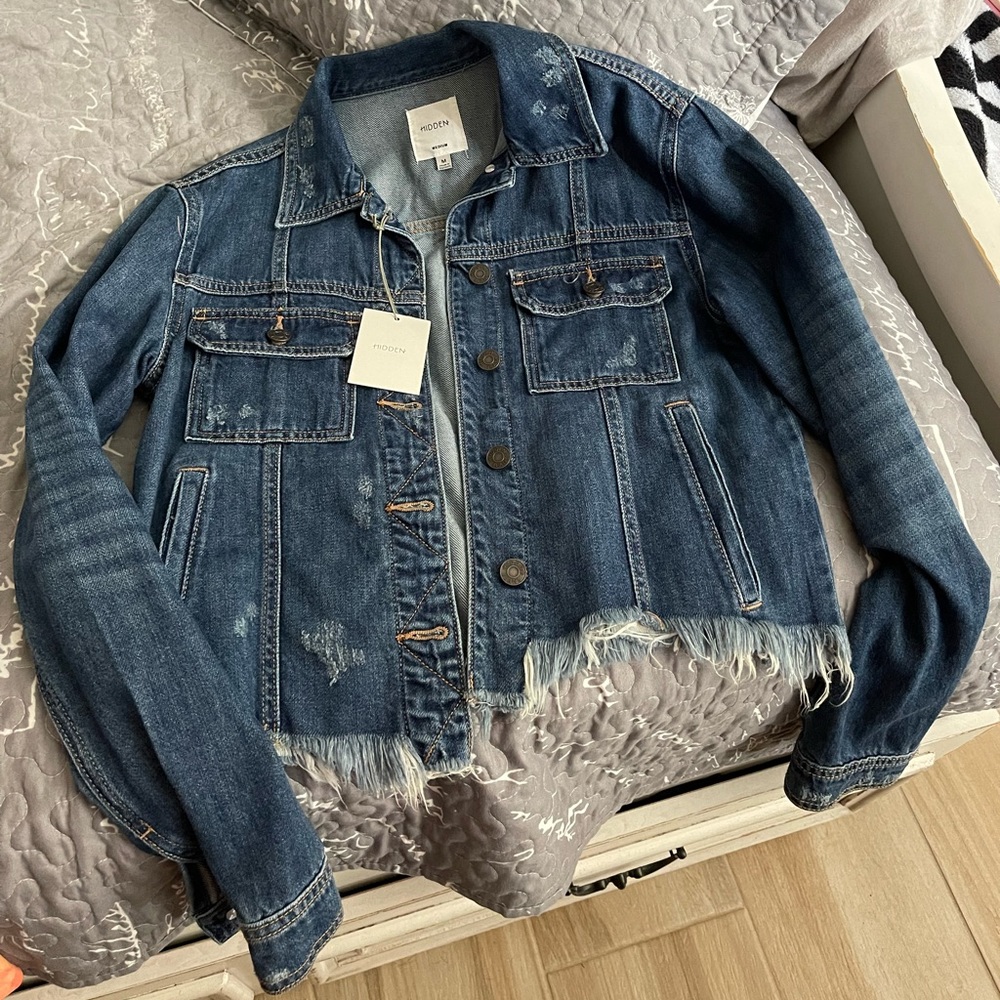 Hidden Denim Jacket Sz M